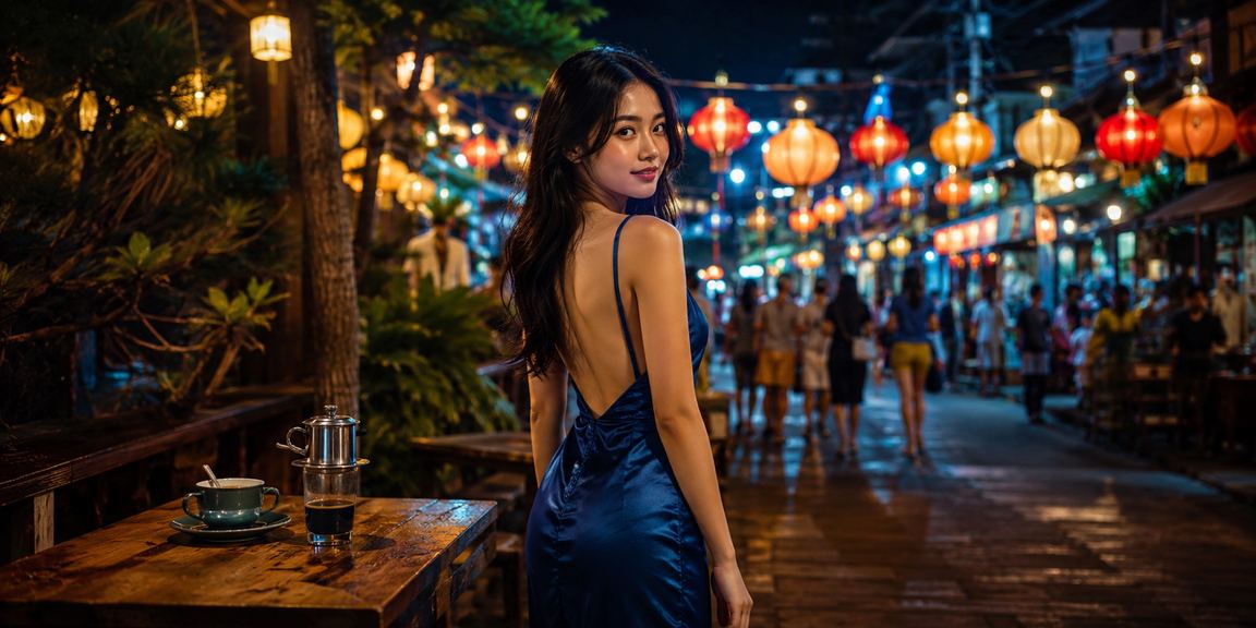 Người chơi game trực tuyến tại quán cà phê Đà Lạt với view đồi núi lãng mạn