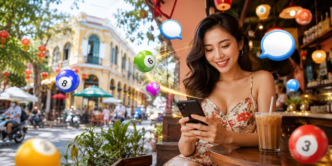 Người dùng tại TP.HCM thưởng thức cà phê và trải nghiệm giải trí trực tuyến trên điện thoại